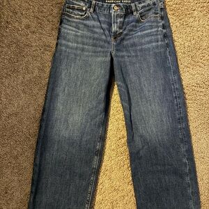 American Eagle Curvy Stovepipe Jeans - Dark Blue